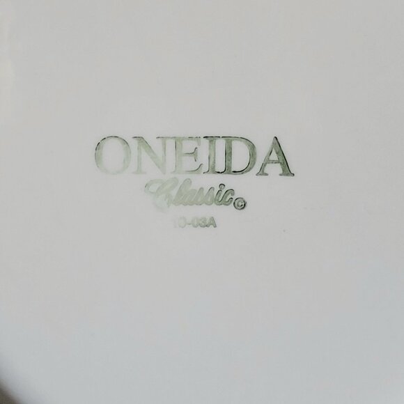 Vtg Oneida "Classic" Elmira College Seal Soup Bowl 9.125" Restaurant Ware Bowl - Picture 4 of 6